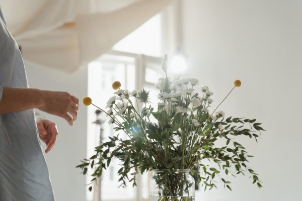 Sweet Pea & Jasmine Bridal Bouquet